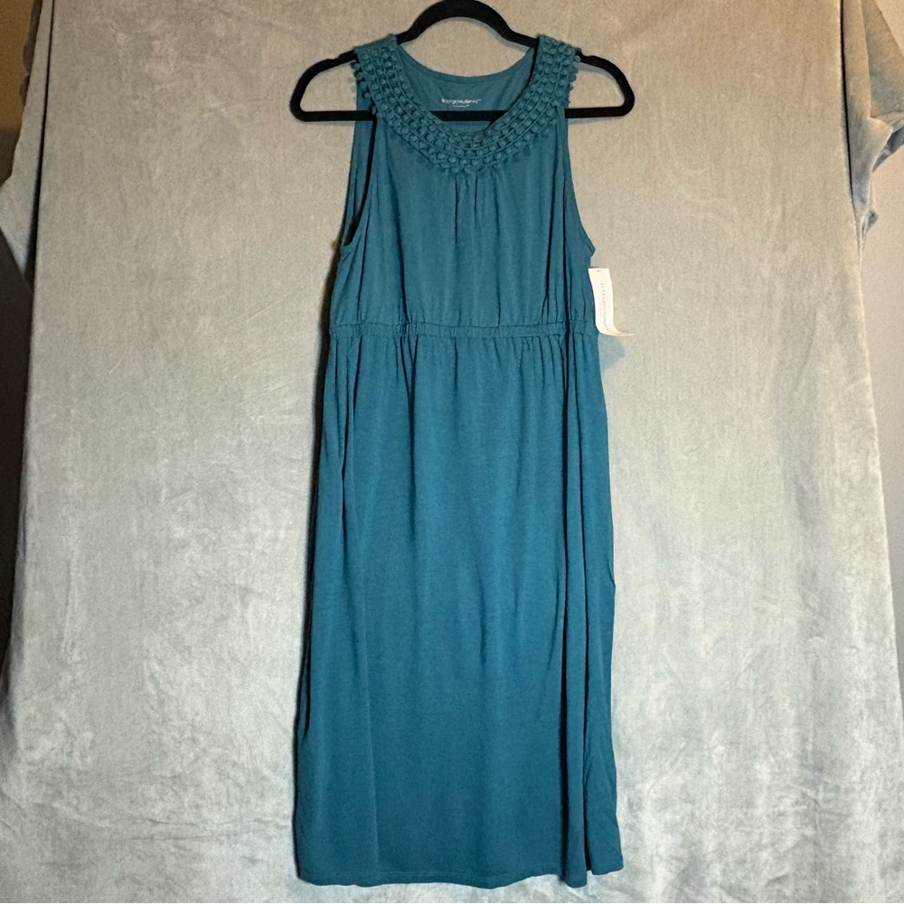 Liz Lange Teal Midi Dress